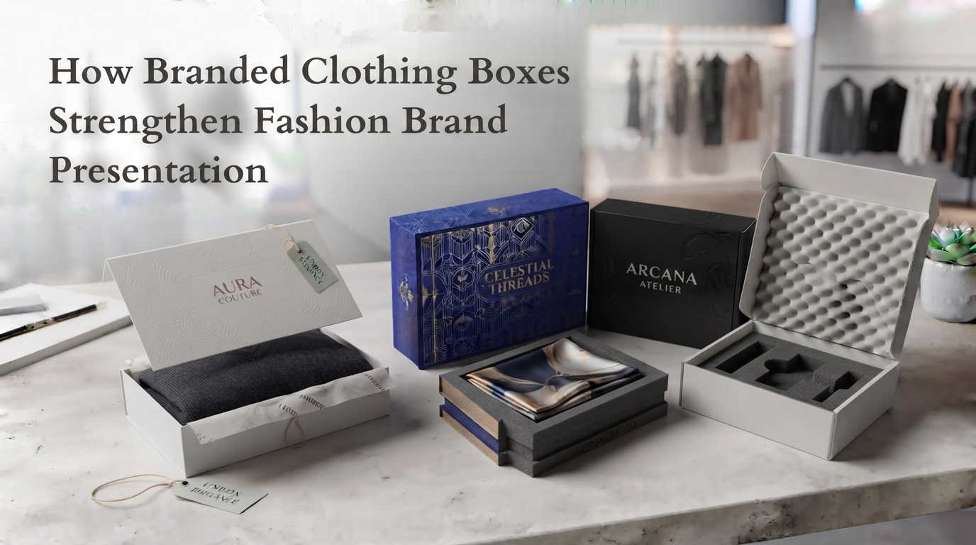 How Branded Clothing Boxes Strengthen Fashion Brand Presentation