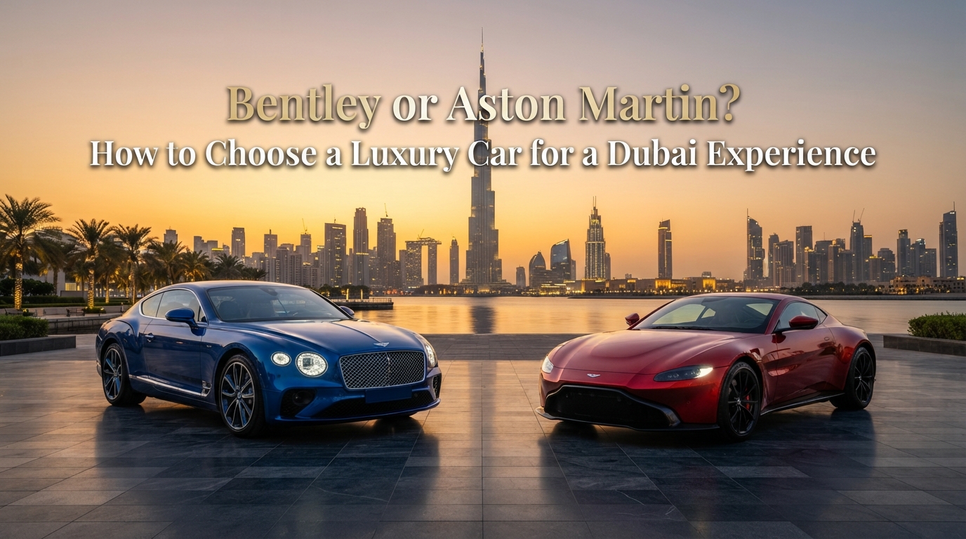 Bentley or Aston Martin? How to Choose a Luxury Car for a Dubai Experience